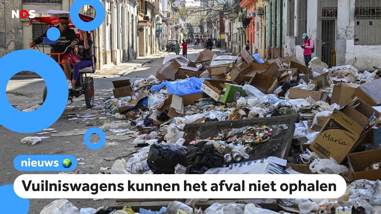 Bergen afval op straat en bijna geen elektriciteit: wat is er aan de hand in Cuba?