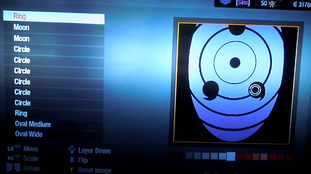 Black Ops Emblem: Uchiha Madara's new mask