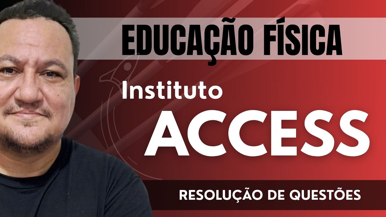 SIMULADO DE EDUCAÇÃO FISICA I INSTITUTO ACCESS