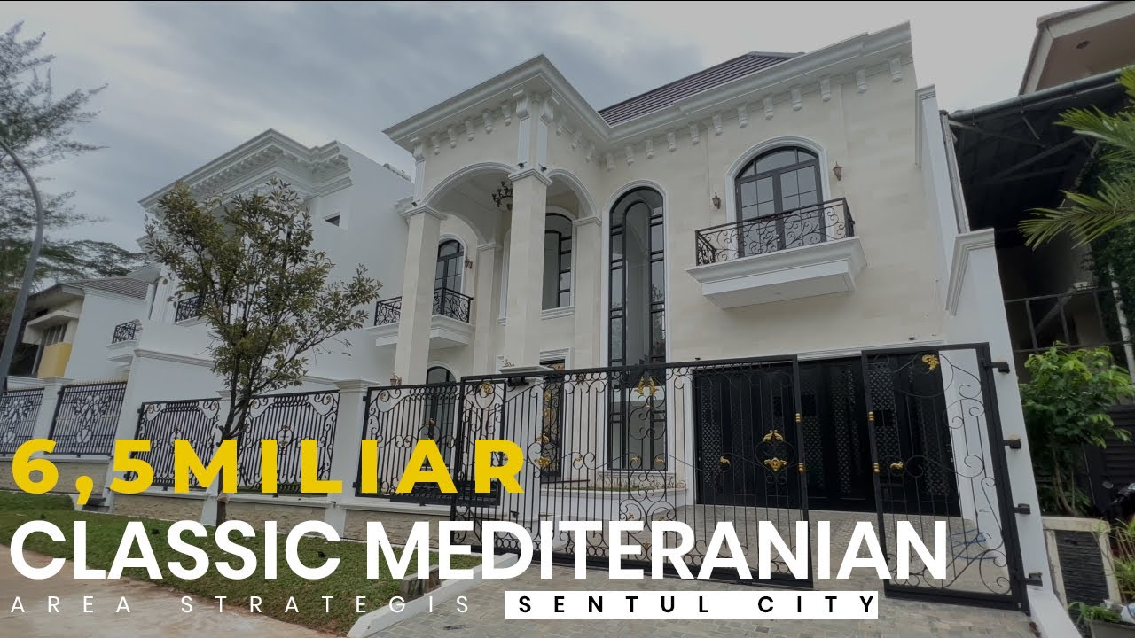 RUMAH CLASSIC MEDITERANIAN 2 LANTAI | AREA STRATEGIS SENTUL CITY