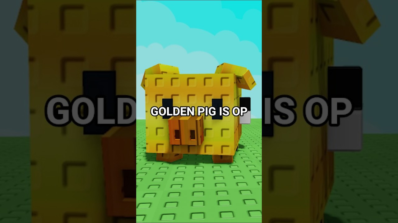 Новая Золотая Пигги лучше, чем Капибара #growagarden #roblox
