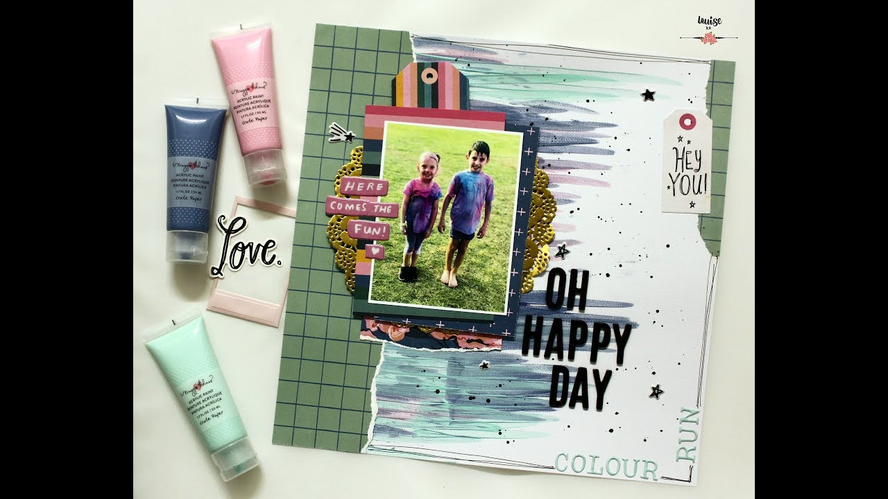 Kitaholic Kits - 12x12 Boy layout using Crate Paper All Hearts with Louise