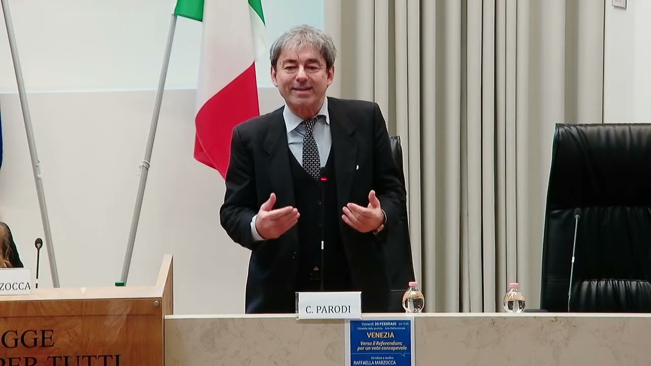 Intervento di Cesare Parodi all'incontro del 20 febbraio a Venezia