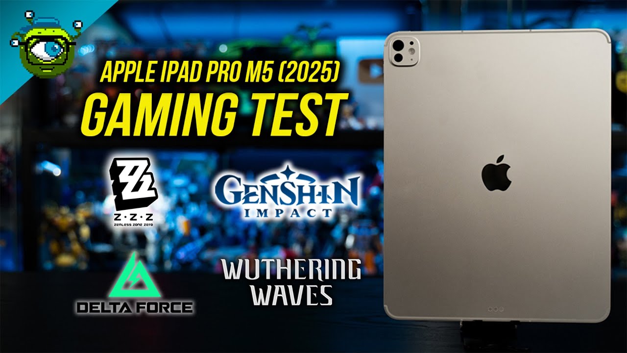 Игровой тест Apple iPad Pro M5 (2025) | Wuthering Waves, ZZZ, Genshin Impact и Delta Force