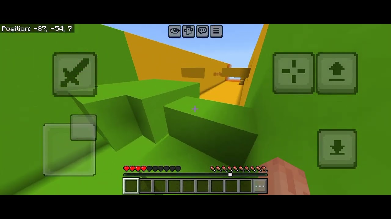 Mincraft mobile parkour 