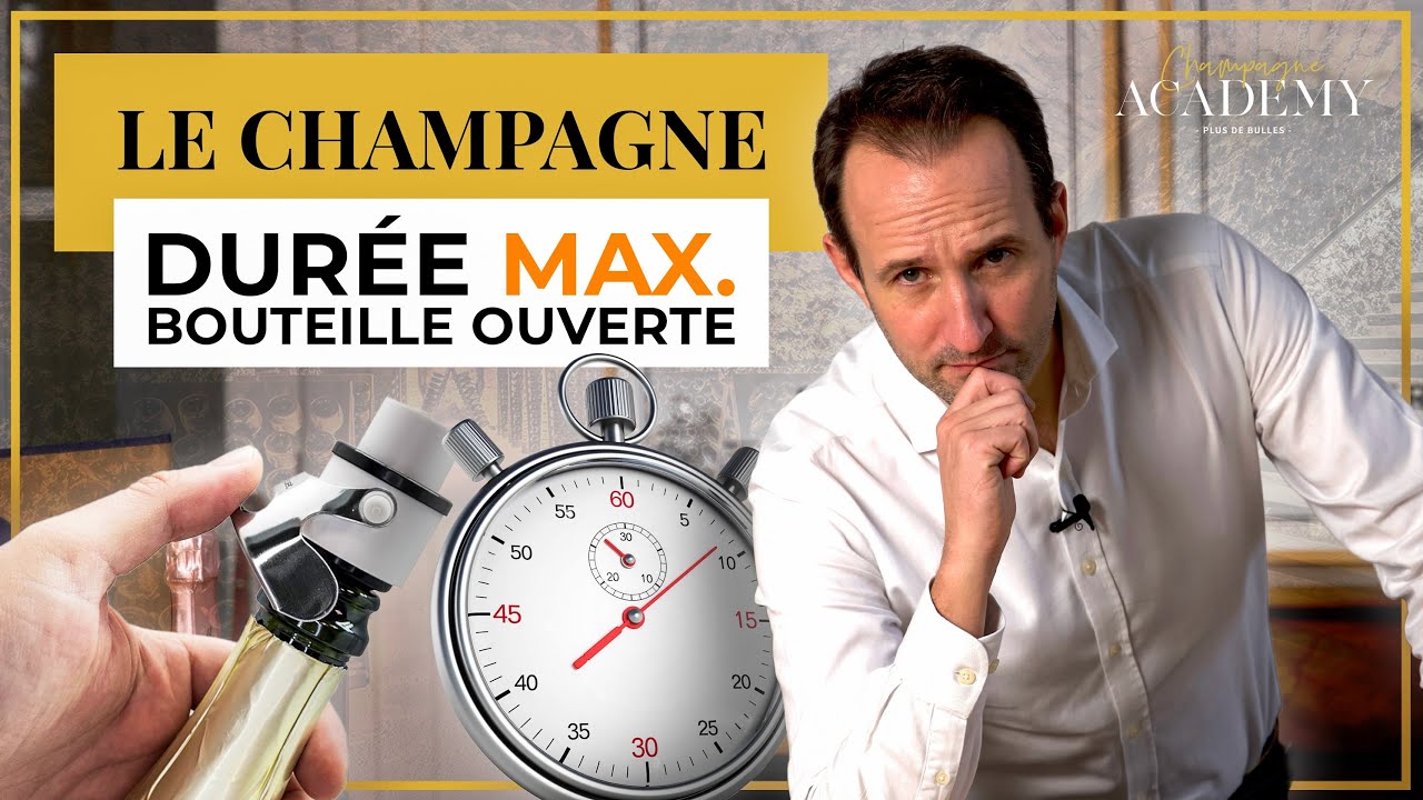 Combien de temps peut-on garder une bouteille de champagne ouverte ? 🥂