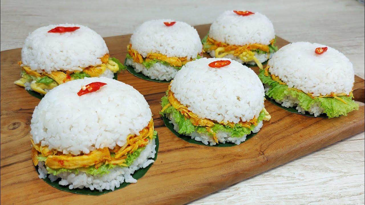 DIJUAL 5000AN DI KANTIN SEKOLAH NASI BURGER LARIS MANIS 
