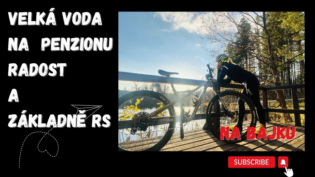 Velká voda na penzionu Radost a Základně Rychlebských stezek...   na bajku