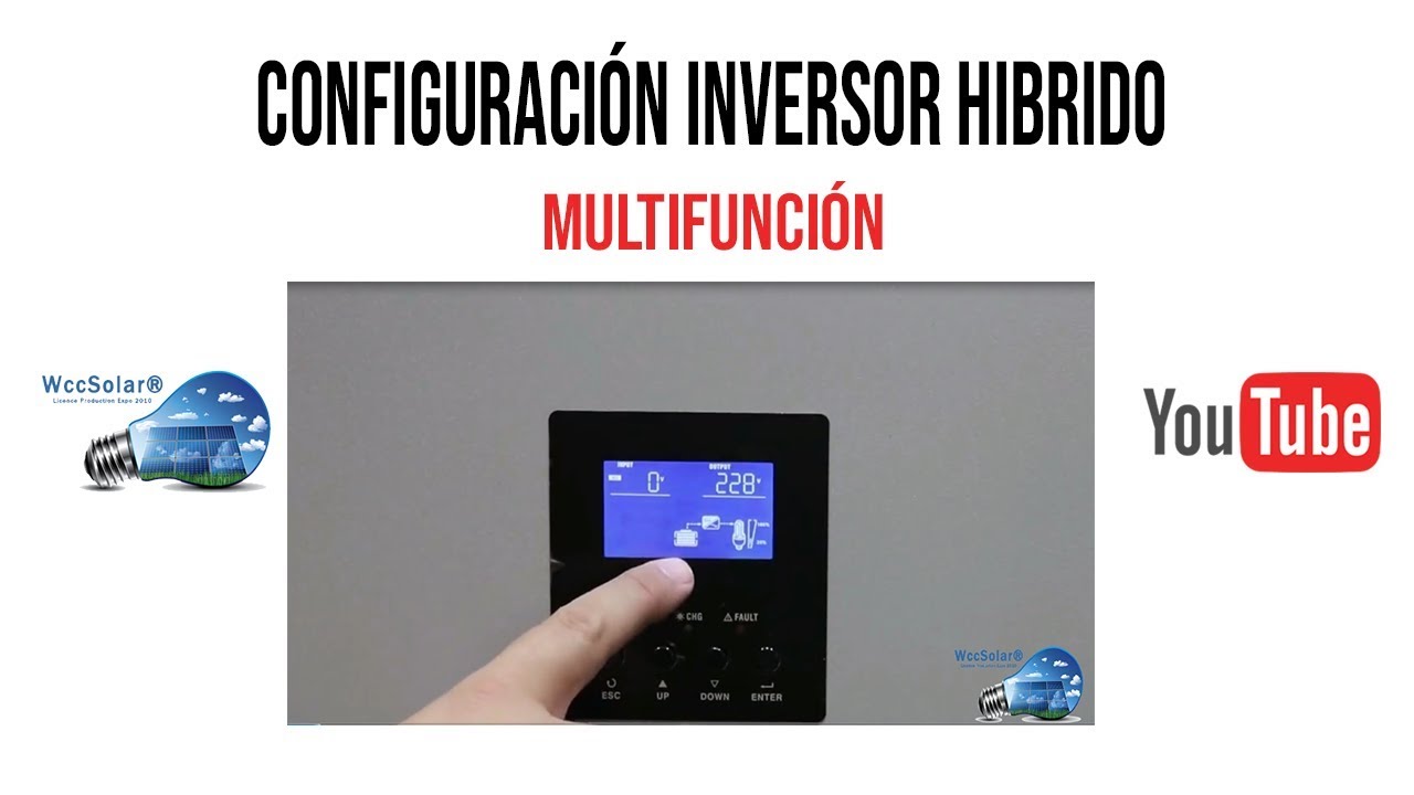 Manual Configuración de Inversor Híbrido Modelo 2