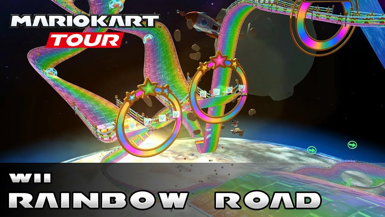 Mario Kart Tour - Wii Rainbow Road (All Variants)