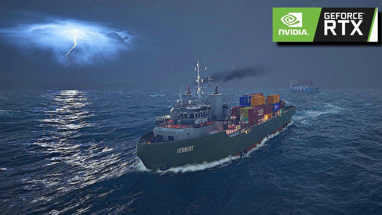 SEAFARER &mdash; Massive Cargo Ship Battles a Deadly Night Storm (4K, Ultra Realistic)