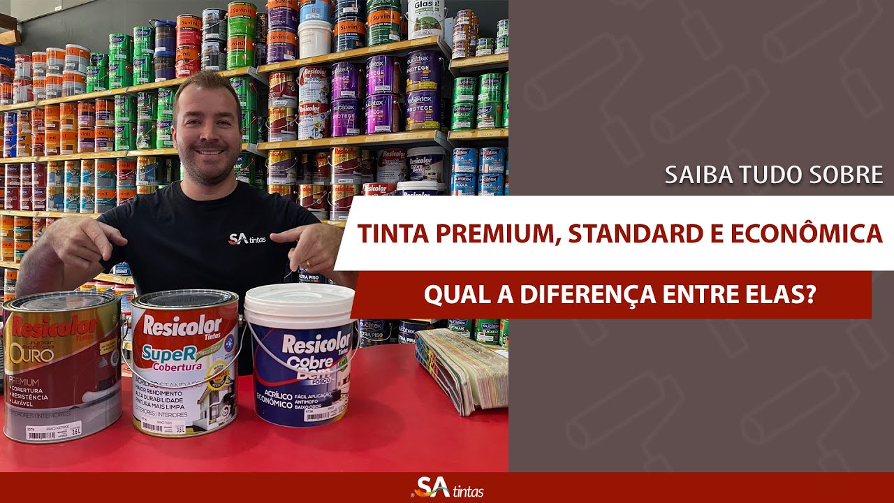 Qual &eacute; a Diferen&ccedil;a Entre Tinta Premium Standard e Econ&ocirc;mica, Qua &eacute; a melhor?