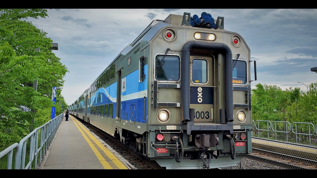 EXO Train // Montreal Commuter Train Ride - Arrival, Departure and More!