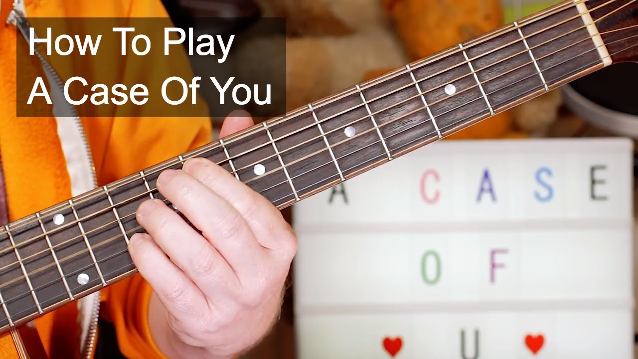 'A Case Of You' Joni Mitchell Acoustic Guitar Lesson