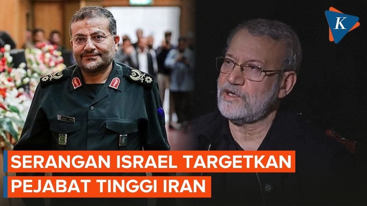 Serangan Israel Sasar Pejabat Tinggi Iran Ali Larijani dan Komandan Pasukan Basij
