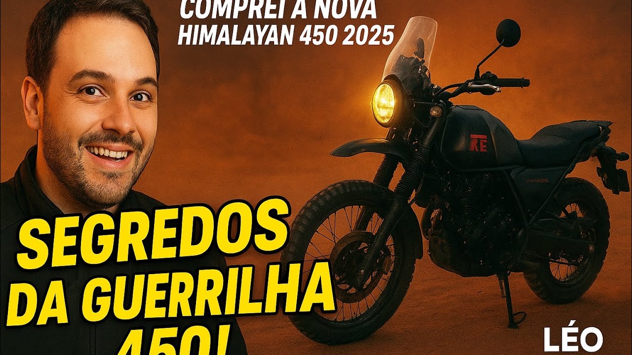 Nova Royal Enfield Himalayan 450 2025   + segredos da Guerrilha 450 revelados