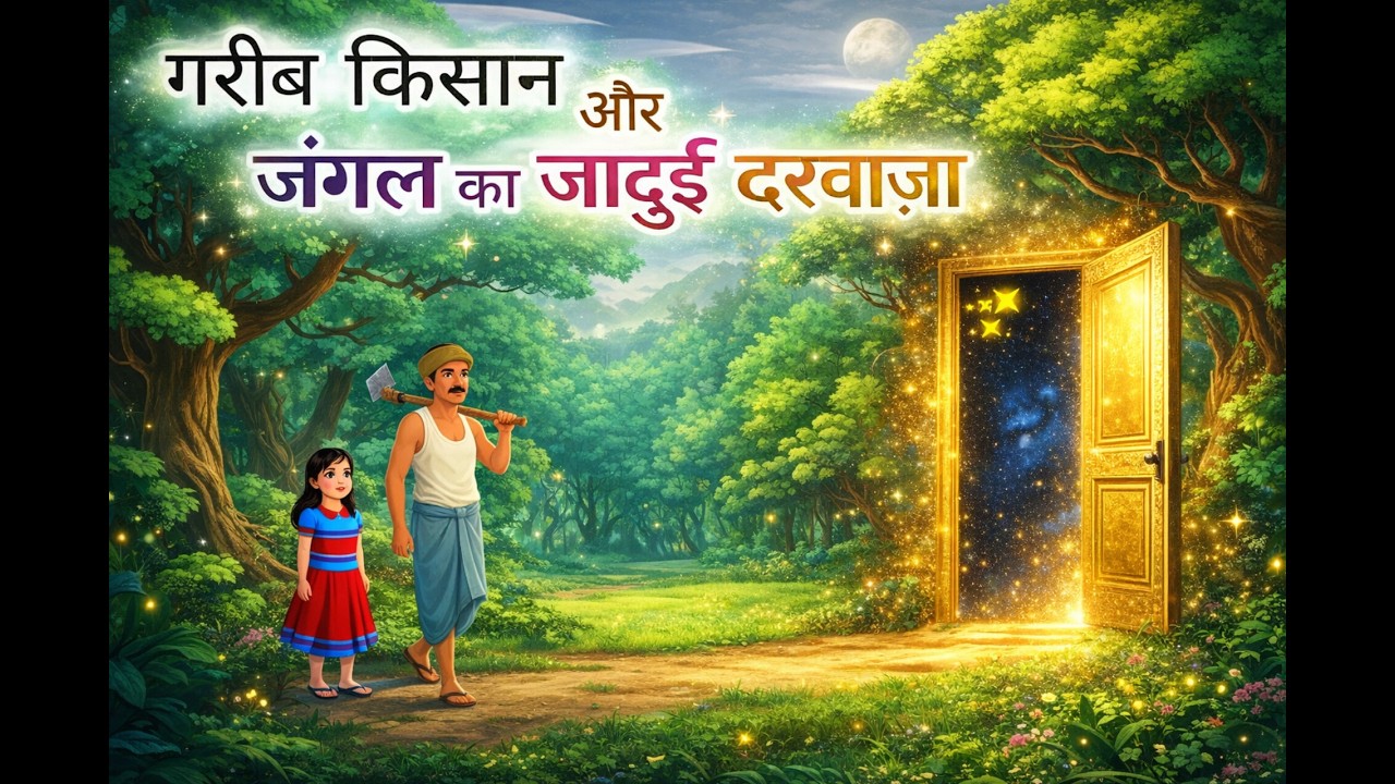 गरीब किसान और जंगल का जादुई दरवाज़ा|Vanpari Ki Sachchai Aur Beti Ka Antim Balidaan 😢✨| Toon street
