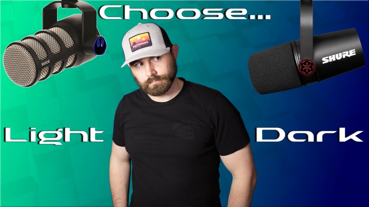 Is Darkness More Appealing than Brightness? Shure MV7X vs Rode PodMic