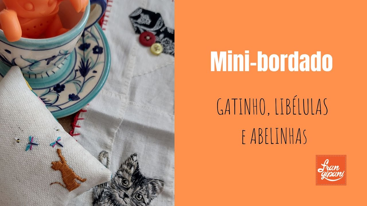 Mini-bordado II com a FRANGIPANI