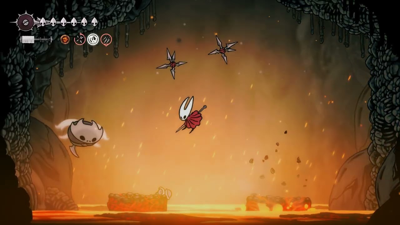 Hollow Knight: Silksong - Lava Pit Challenge (Far Fields)