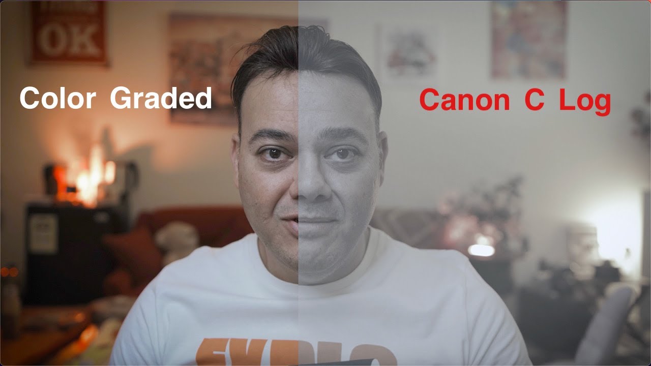 C Log  لاي كاميرا  CANON DSLR