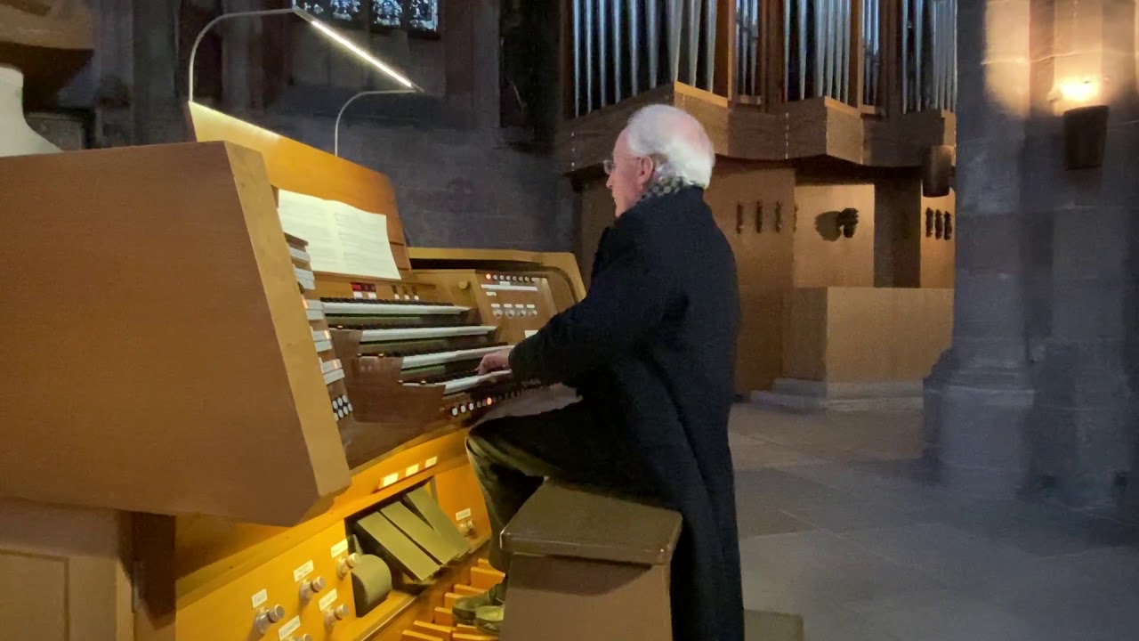 Bernhard Buttmann spielt Johann Pachelbel - Ricercar c moll - St. Sebald, 8. April 2020