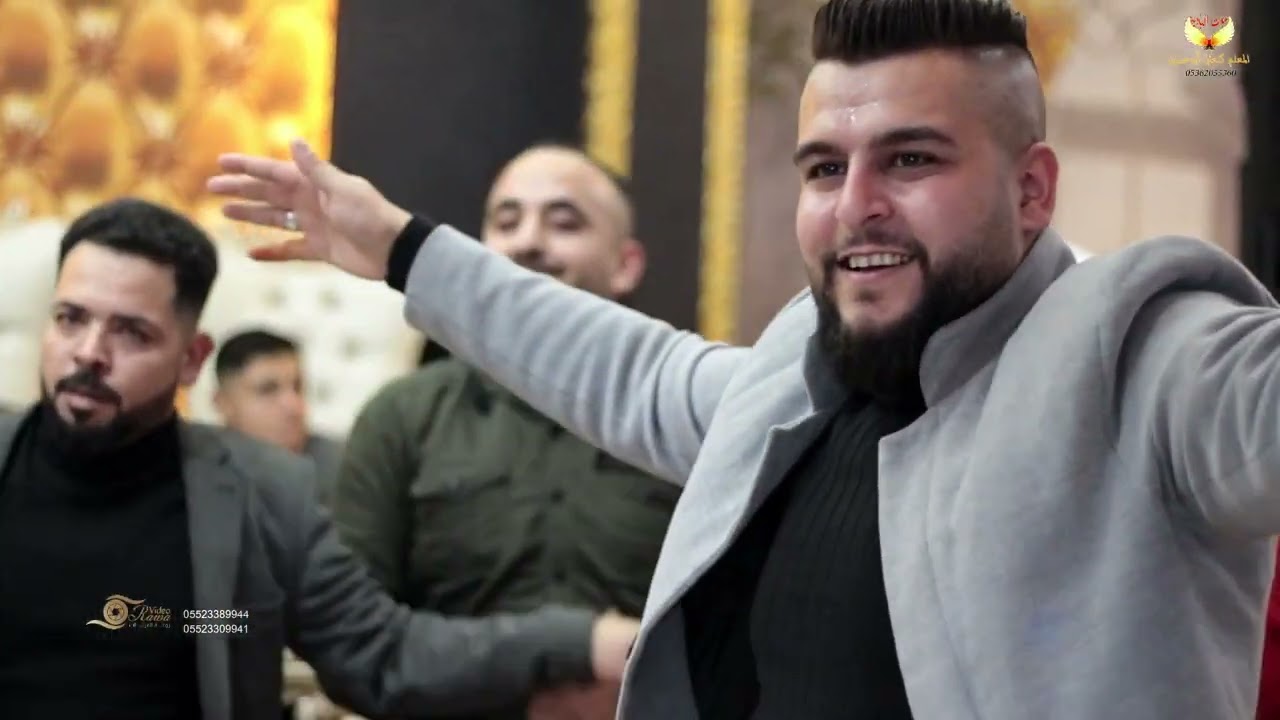 حفلة ابن الفنان حمزة الخليل العريس محمد الفنان جمال العلي حمزة الخليل واسماعيل الاغا وكنعان ابوحسين