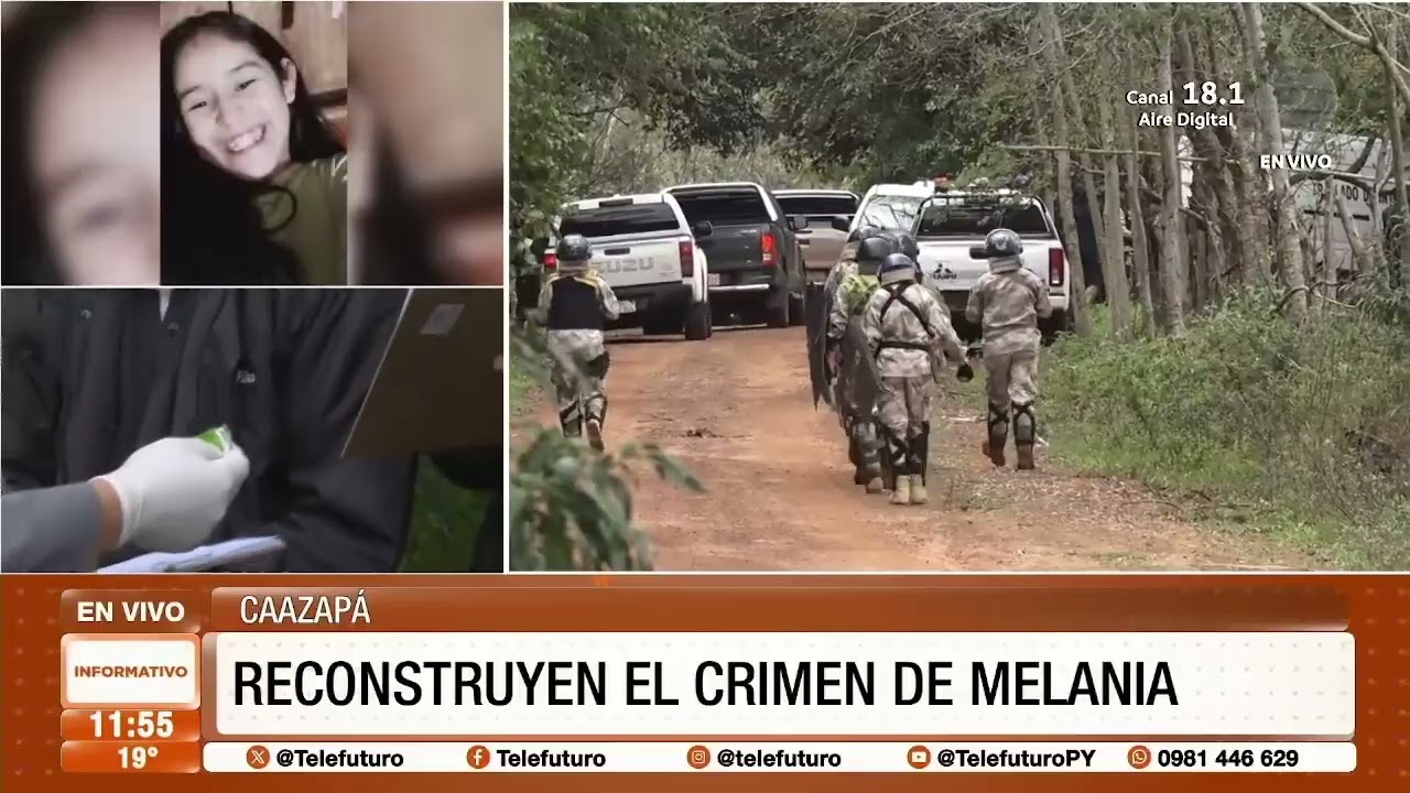 Reconstruyen el crimen de Melania en Caazapá