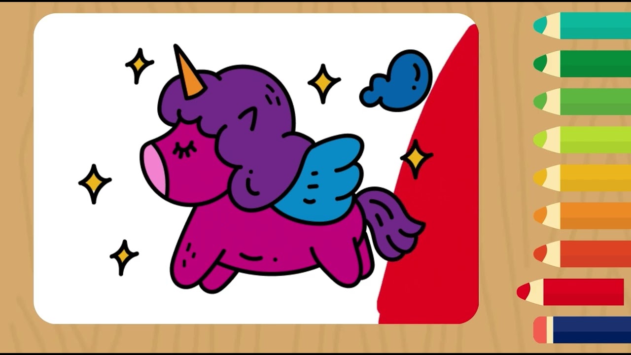 Coloriamo l'unicorno 