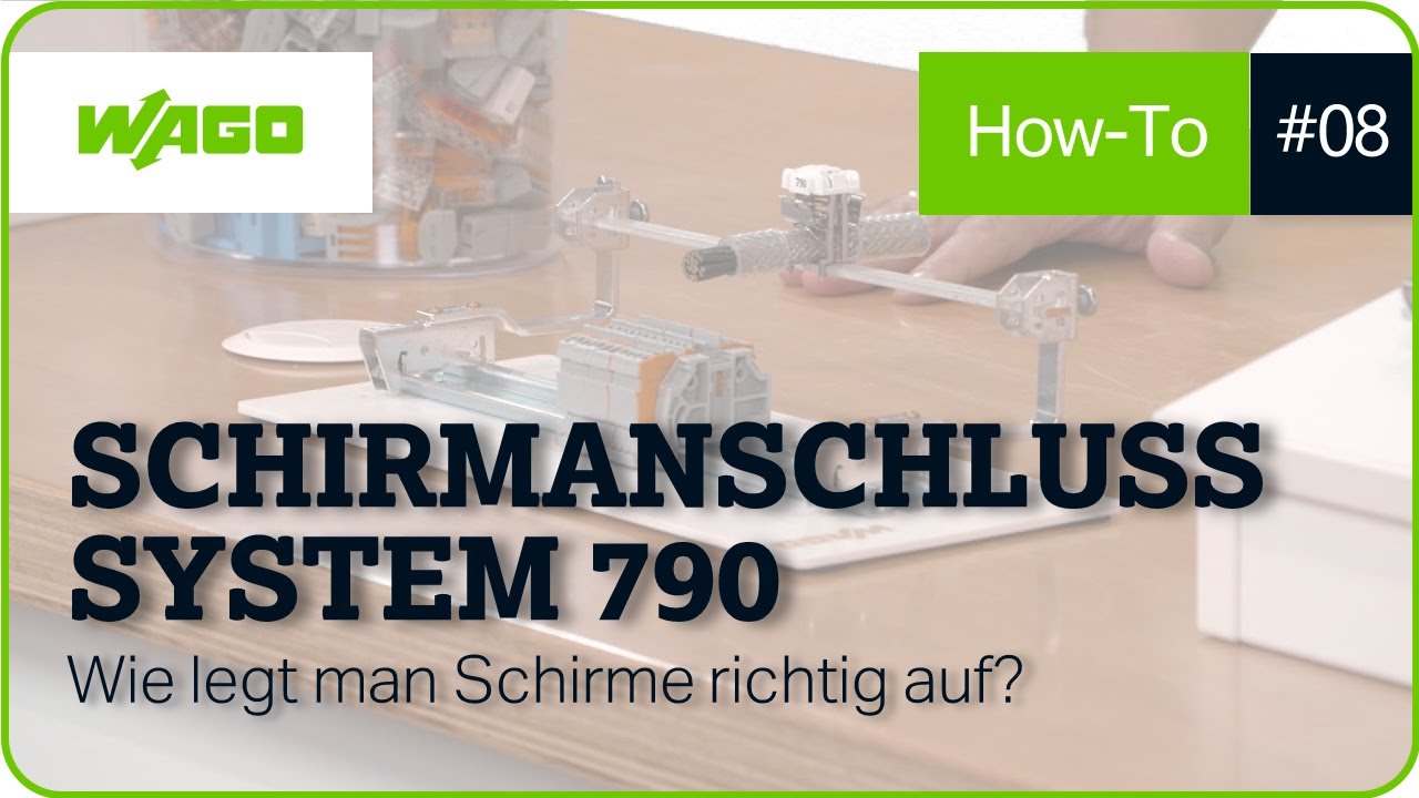 Wie legt man Schirme richtig auf? | Tutorial zum Schirmanschlusssystem 790 | Stay Connected