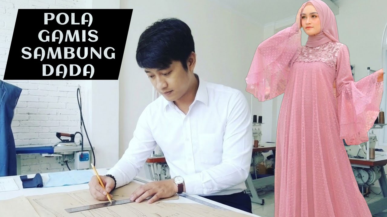 POLA GAMIS POTONG DADA || pesanan kak ELYANA PONTIANAK