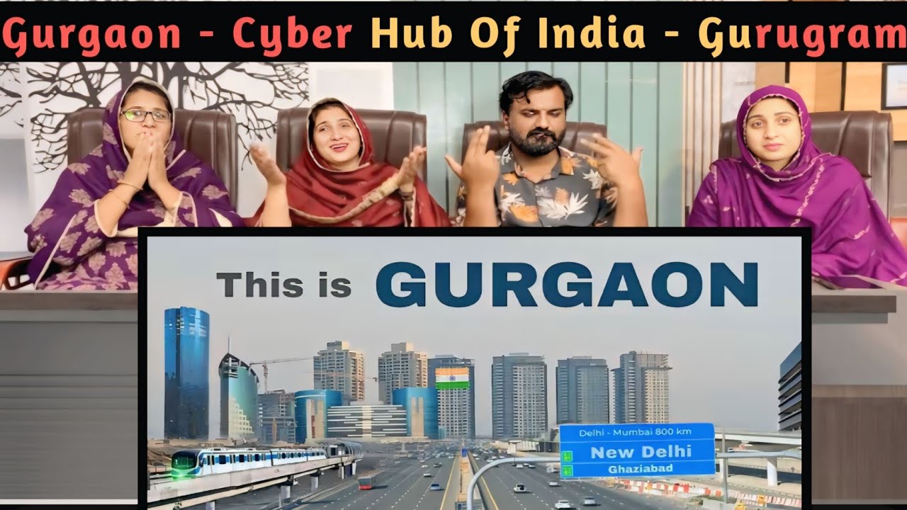 Gurgaon City - Cyber Hub Of India | Gurugram || Pakistani Reaction 