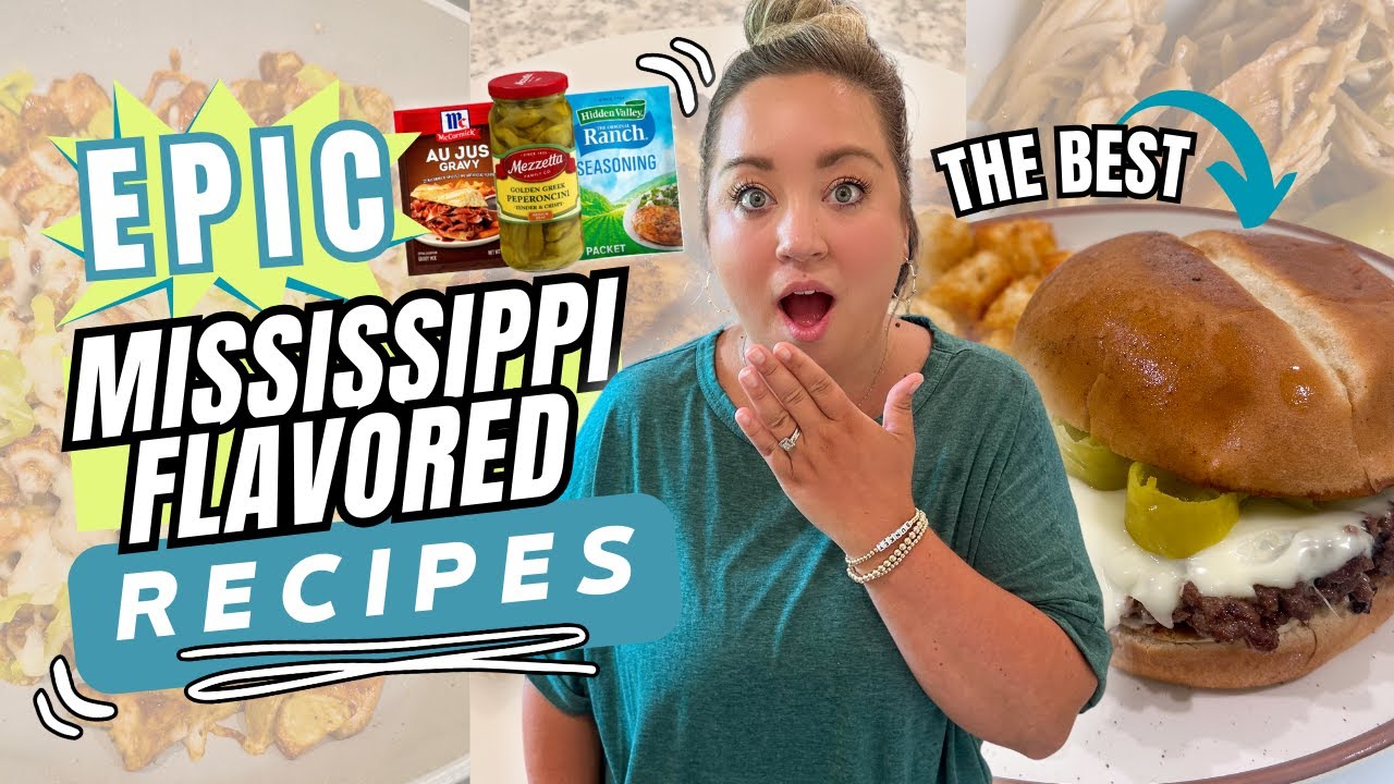 5 EPIC MISSISSIPPI FLAVORED RECIPES | OUR NEW FAVORITE BURGER WE'VE EVER MADE | MUST TRY DINNERS