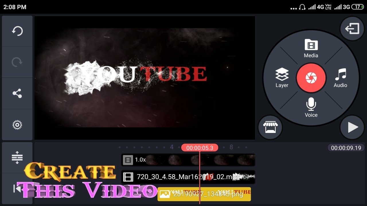 How to Make YouTube  Intro Video & Text Animation in Kinemaster | tamil | Sun Creation Tamil