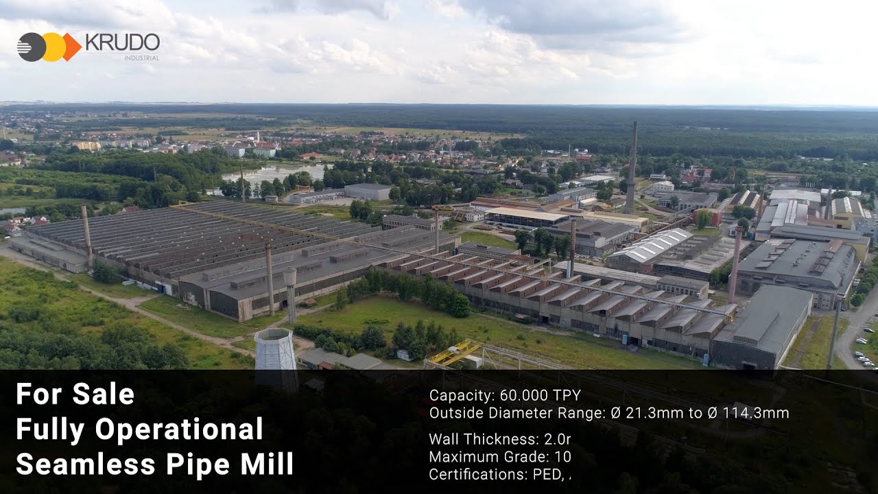 Fully Operational Seamless Pipe Mill for Sale