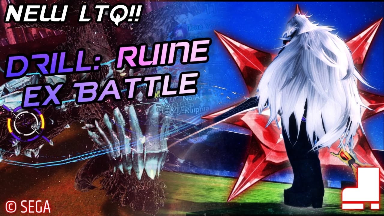 [PSO2:NGS] LTQ Drill: Blue Sky Racer Skyscraper | Ruine EX Battle| (First Run) | Bo/Te/A