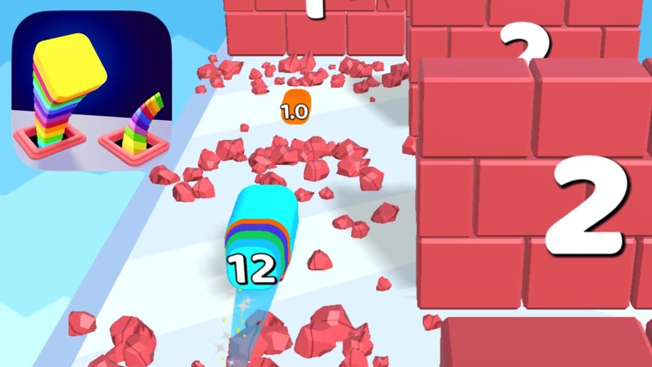 Smash Runner - All Levels Gameplay Android, iOS