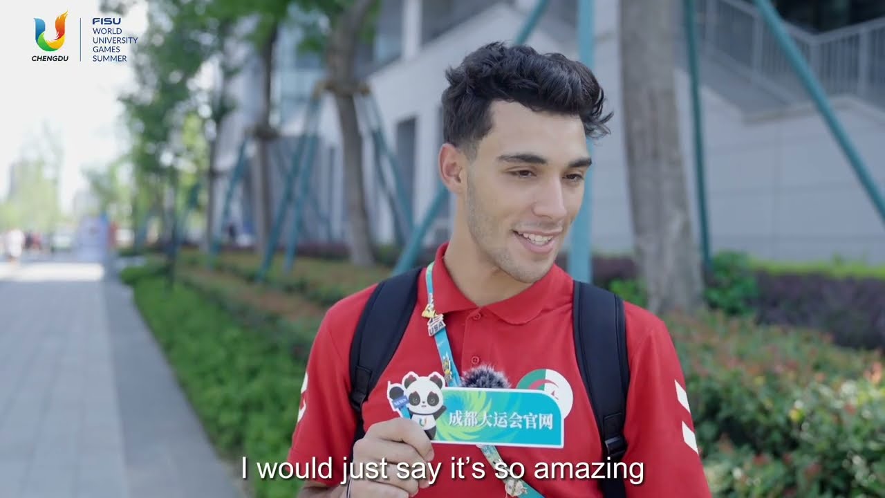 Foreign athletes on their life in Chengdu FISU Village | 外国运动员分享大运村感受 