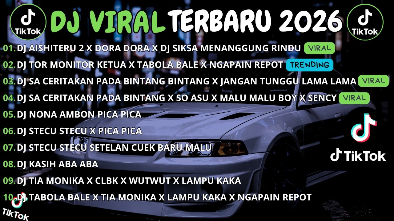 DJ TIKTOK TERBARU 2026 - DJ AISHITERU 2 X DORA DORA X DJ SIKSA MENANGGUNG RINDU🎵DJ TOR MONITOR KETUA