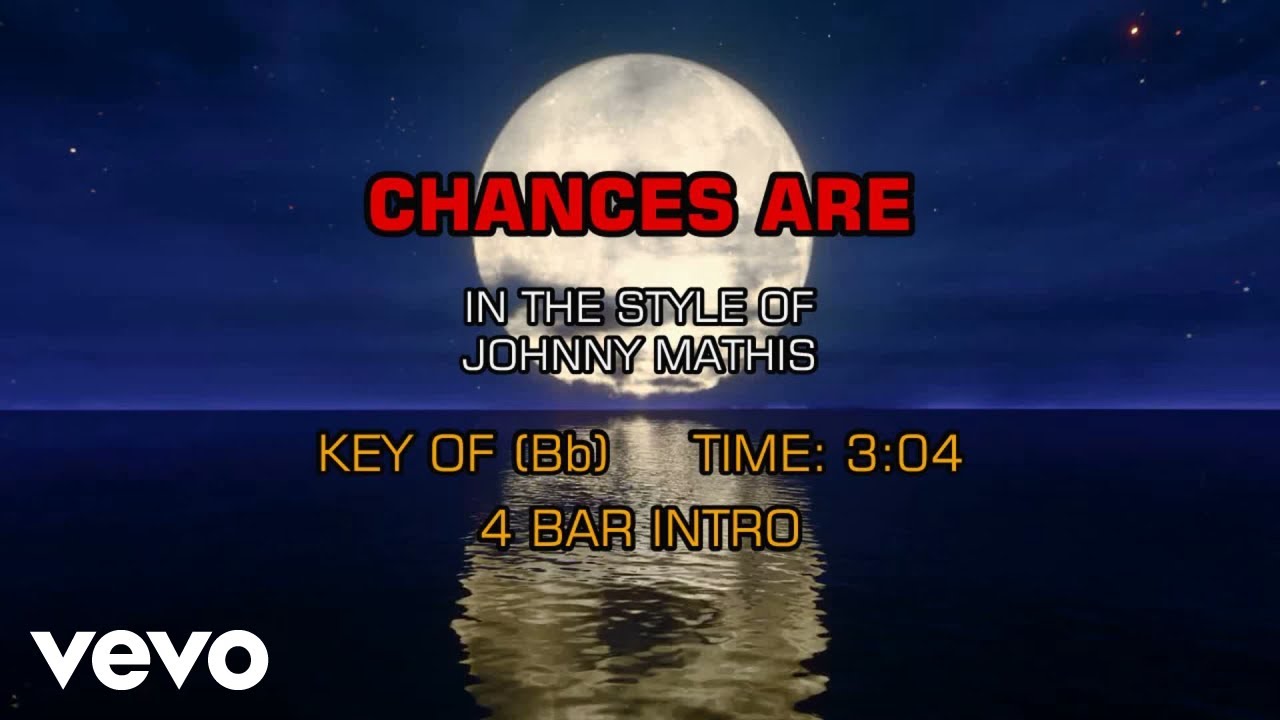 Johnny Mathis - Chances Are (Karaoke)