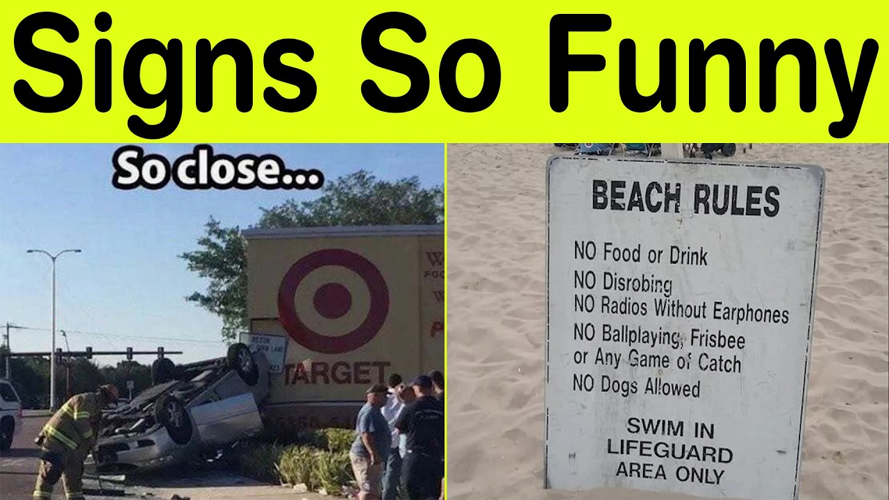Sign So Funny It Instantly Makes Your Day Better – Guaranteed Laughs! || Happy Panda