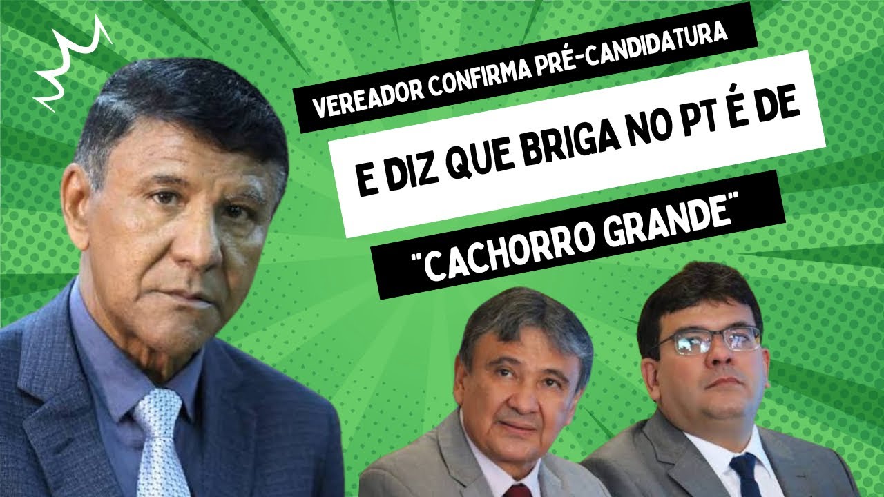 VEREADOR CONFIRMA PRÉ-CANDIDATURA E DIZ QUE BRIGA NO PT É DE 