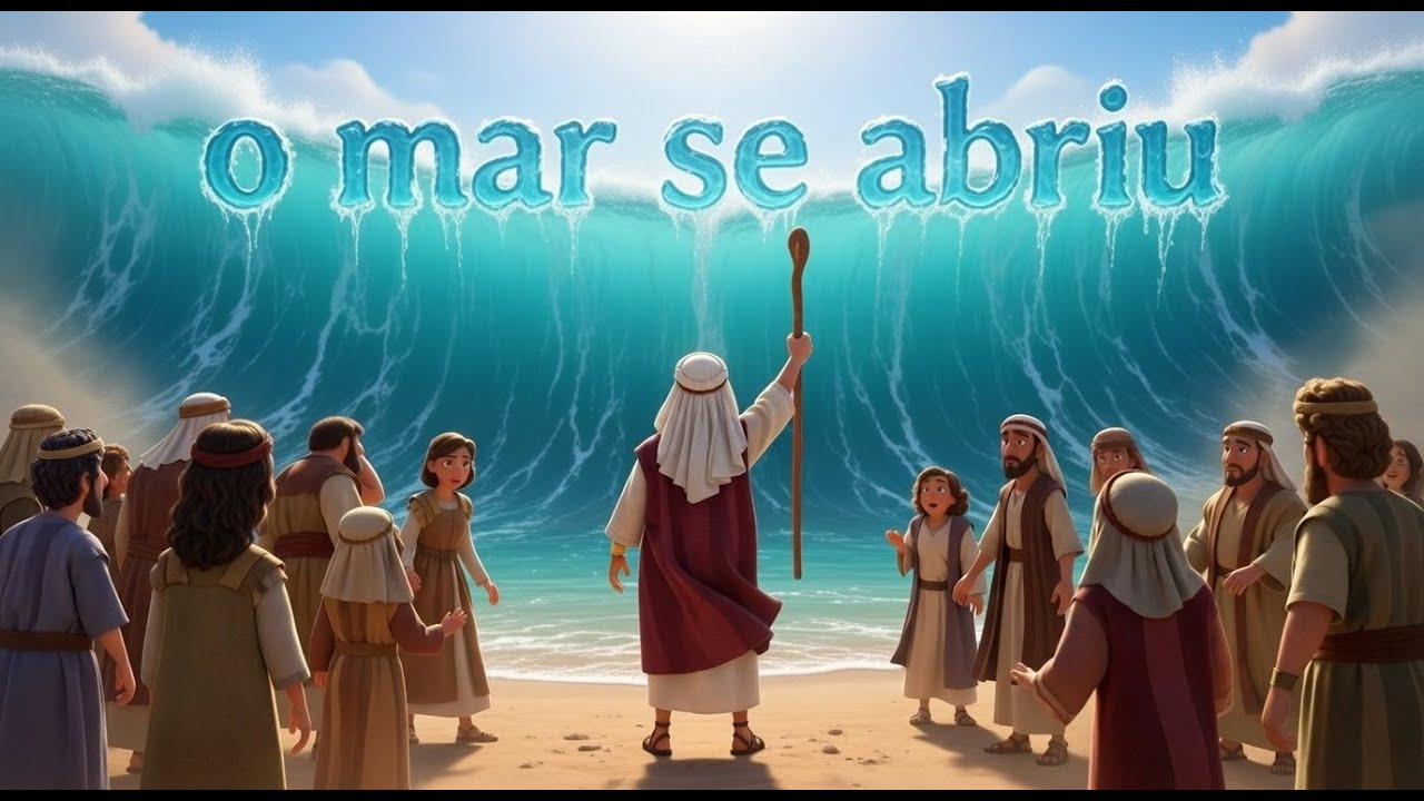 O MAR SE ABRIU! | Moisés e o Milagre 🌊✨