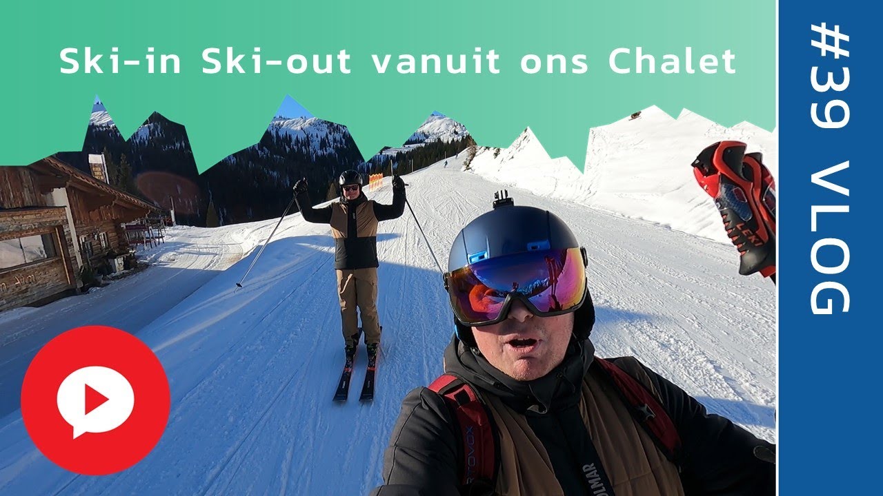 In Dienten - Hochkönig zo vanuit ons Chalet de piste op | #Vlog39