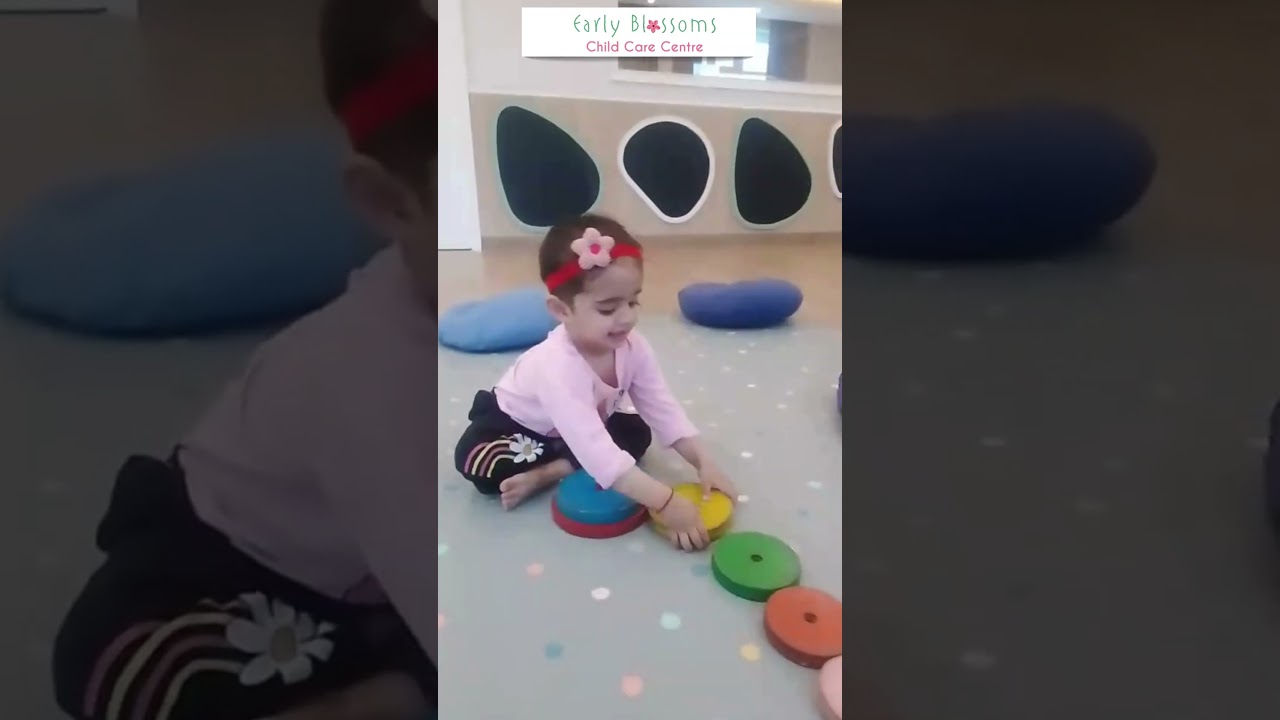 Child's Overall Development | Circle Stacking Activity | Daycare Kids | Early Blossoms Childcare