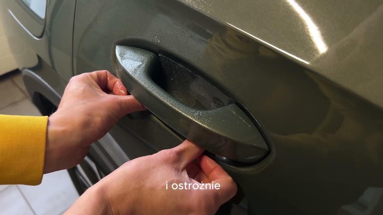 Jak zamontować folię Grizz BodyShield na klamki w samochodzie?