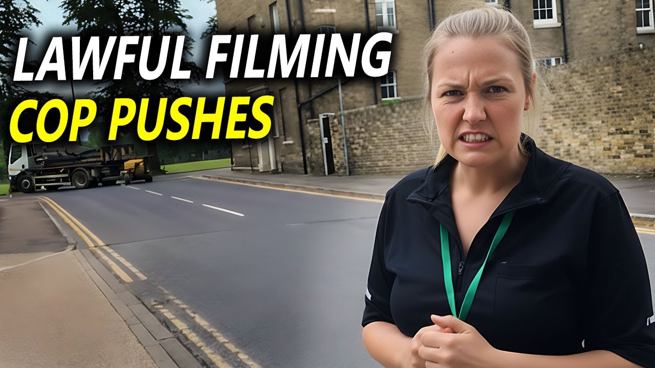 Officer Pushes Auditor on Camera… Then Gets Schooled on UK Law