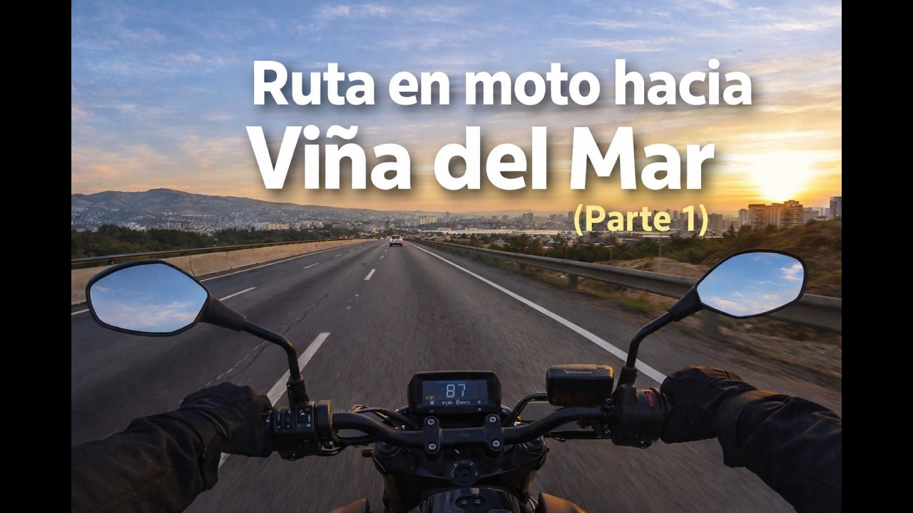 Santiago a Viña del Mar en moto | POV Ride 4K (Parte 1)