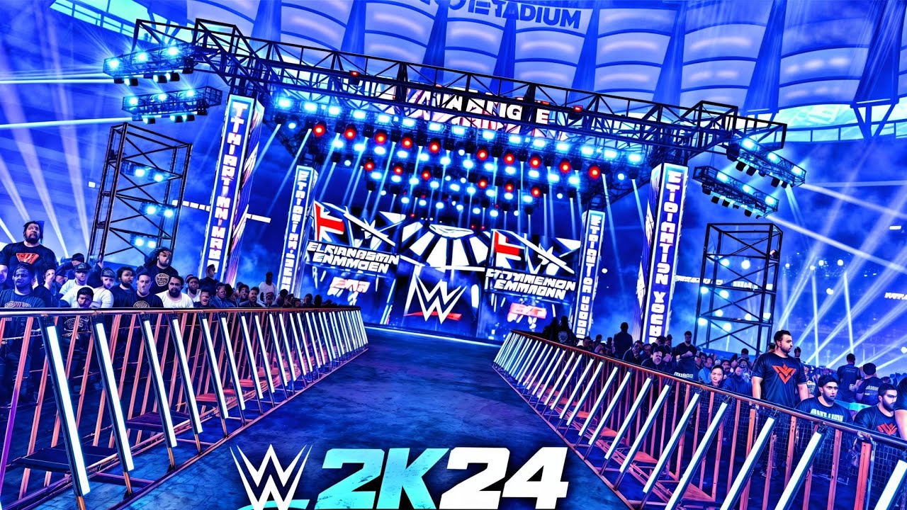 ELIMINATION CHAMBER 2024 MODDED ARENA | WWE 2K24 Mods | KanavXGaming