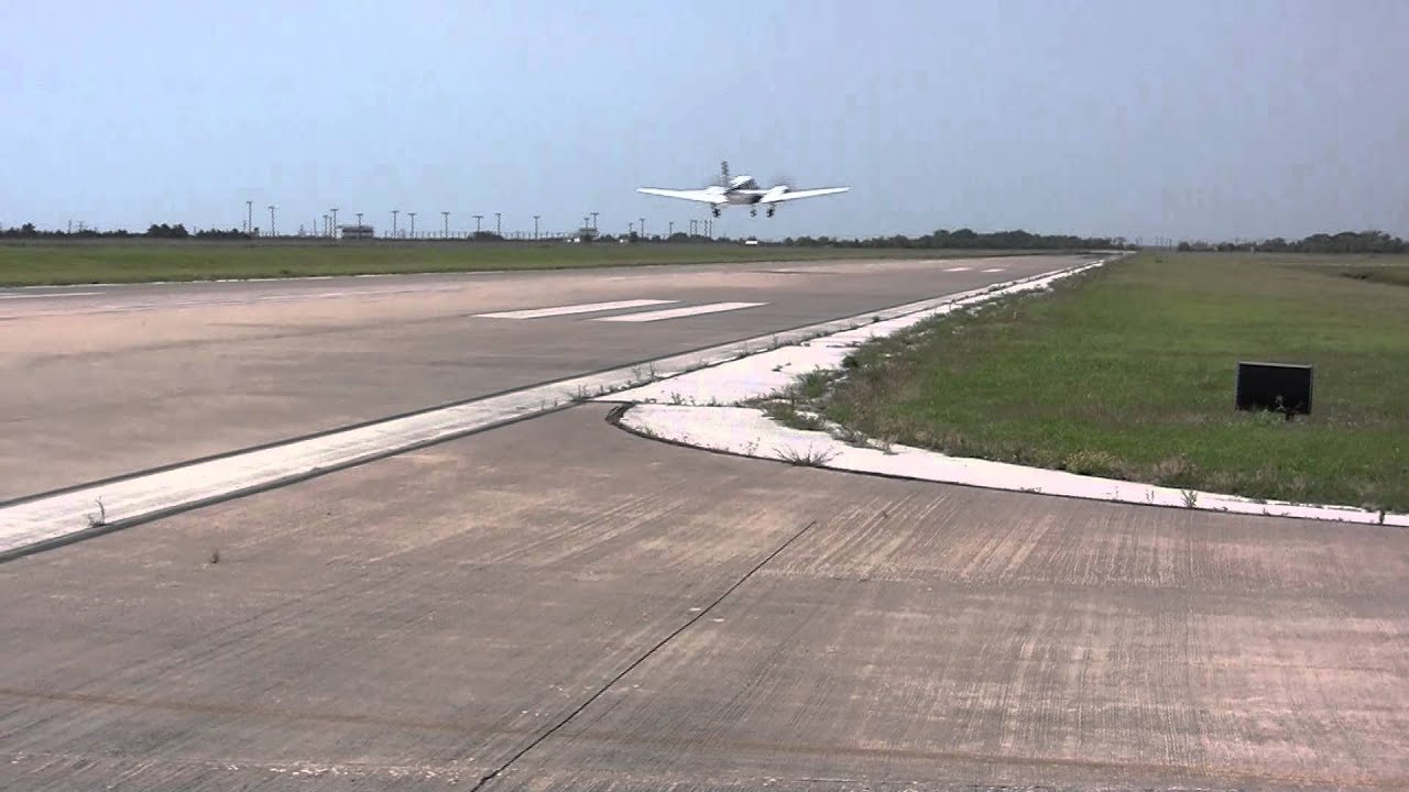 Beechcraft Baron 58P - Takeoff, Low Pass, and Landing